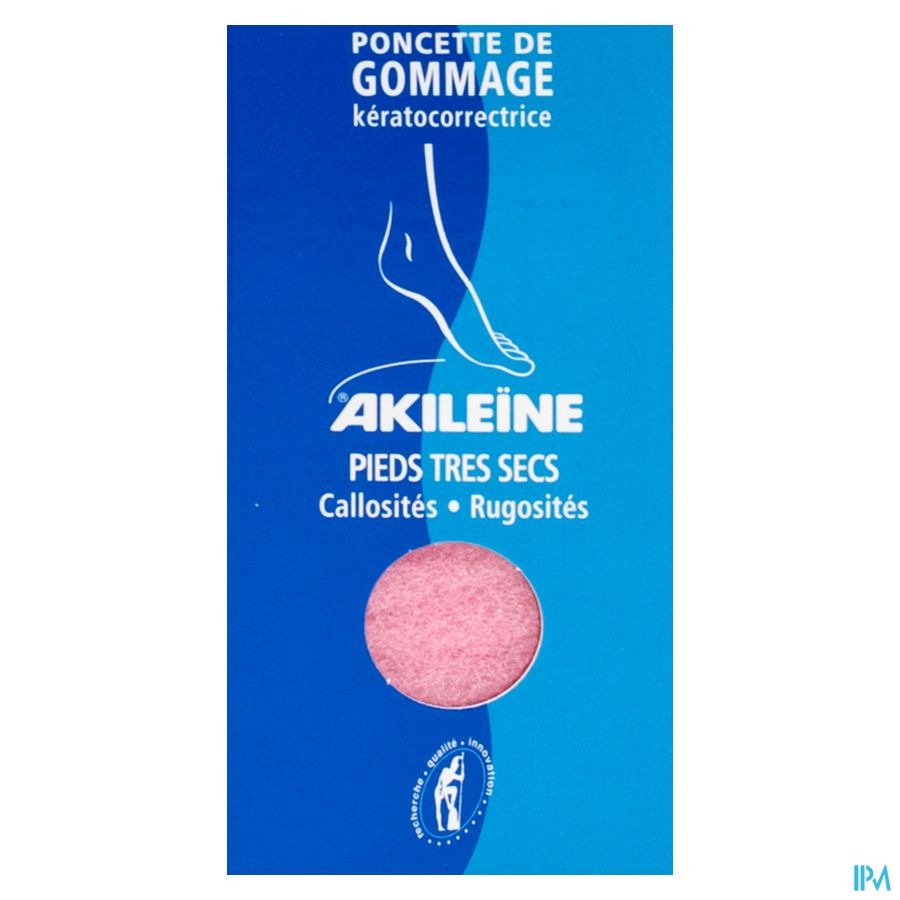 Akileine Blauw Peelingblokje Voeten 1 102520