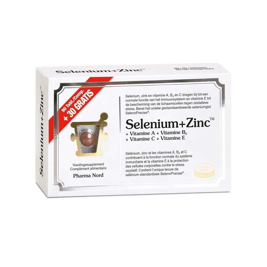 Selenium + Zinc 120 Tabletten