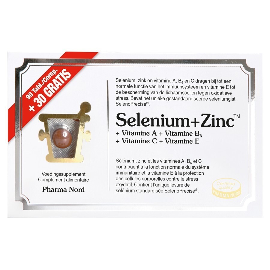 Selenium + Zinc 120 Tabletten