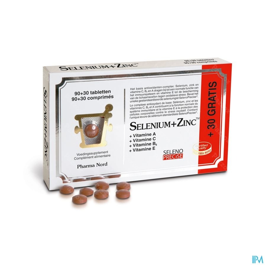 Selenium + Zinc 120 Tabletten