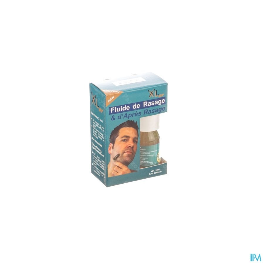 Xlor Scheerfluidum & After Shave 2in1 Zonder Menthol Zware Baard 30ml