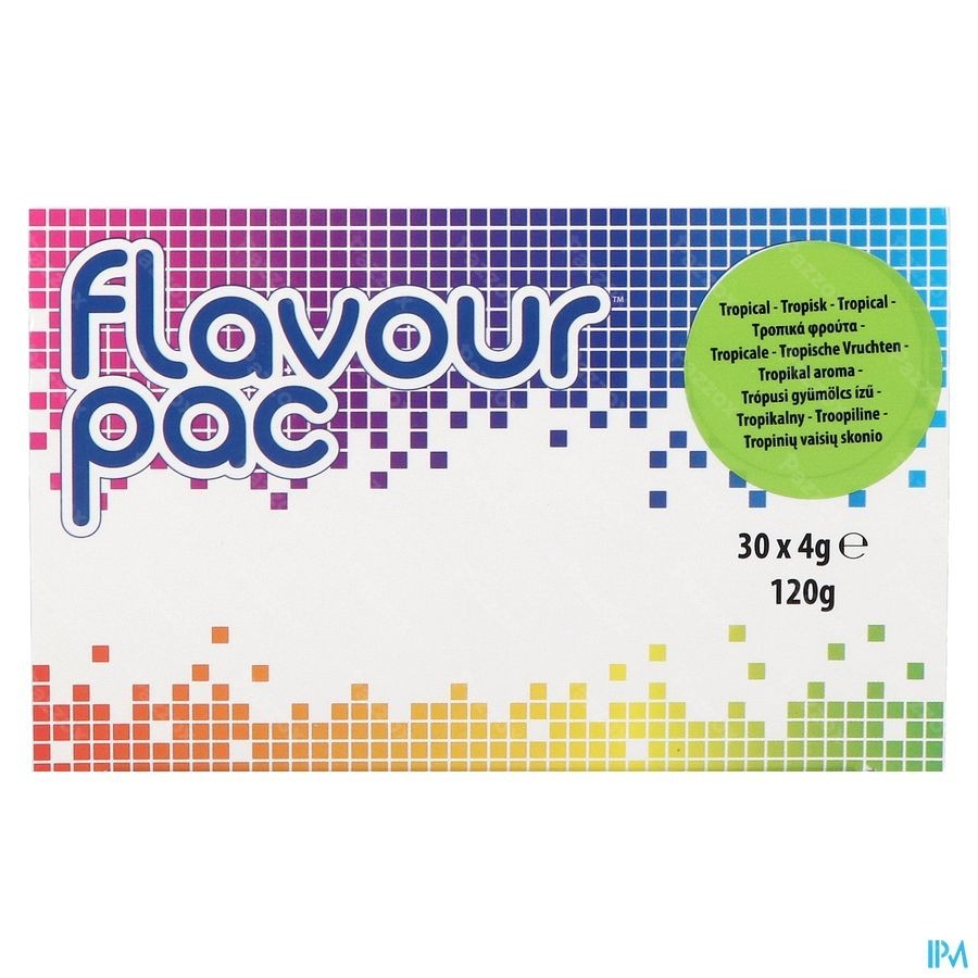 Flavour Pac Tropical Zakje 30x4g