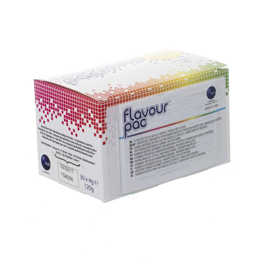 Flavour Pac Citroen Zakje 30x4g