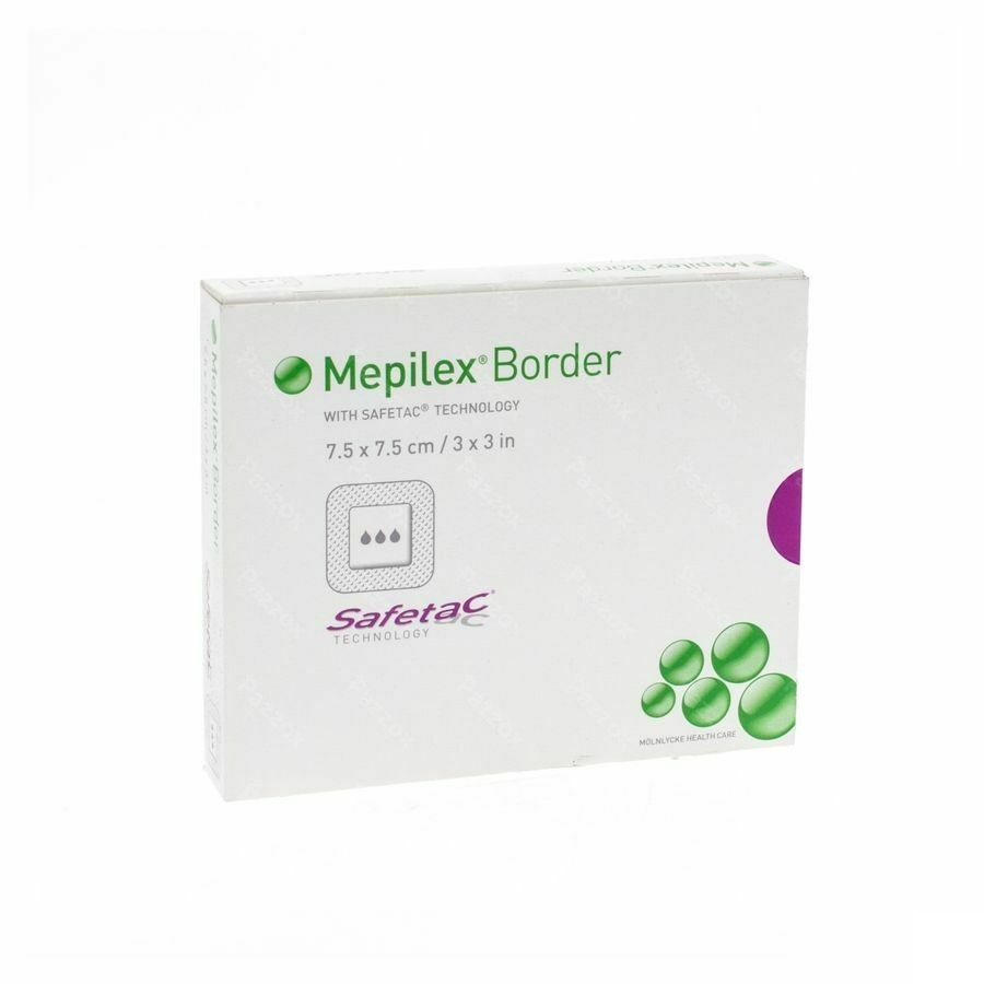 Mepilex Border Sil Adh Ster Nf 7,5x 7,5 5 295200