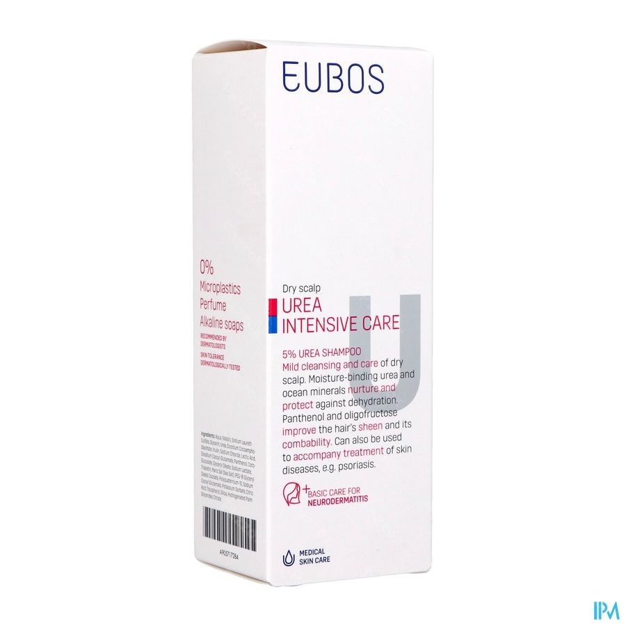 Eubos Dry Skin Shampoo Urea 5% Parfumvrij 200ml