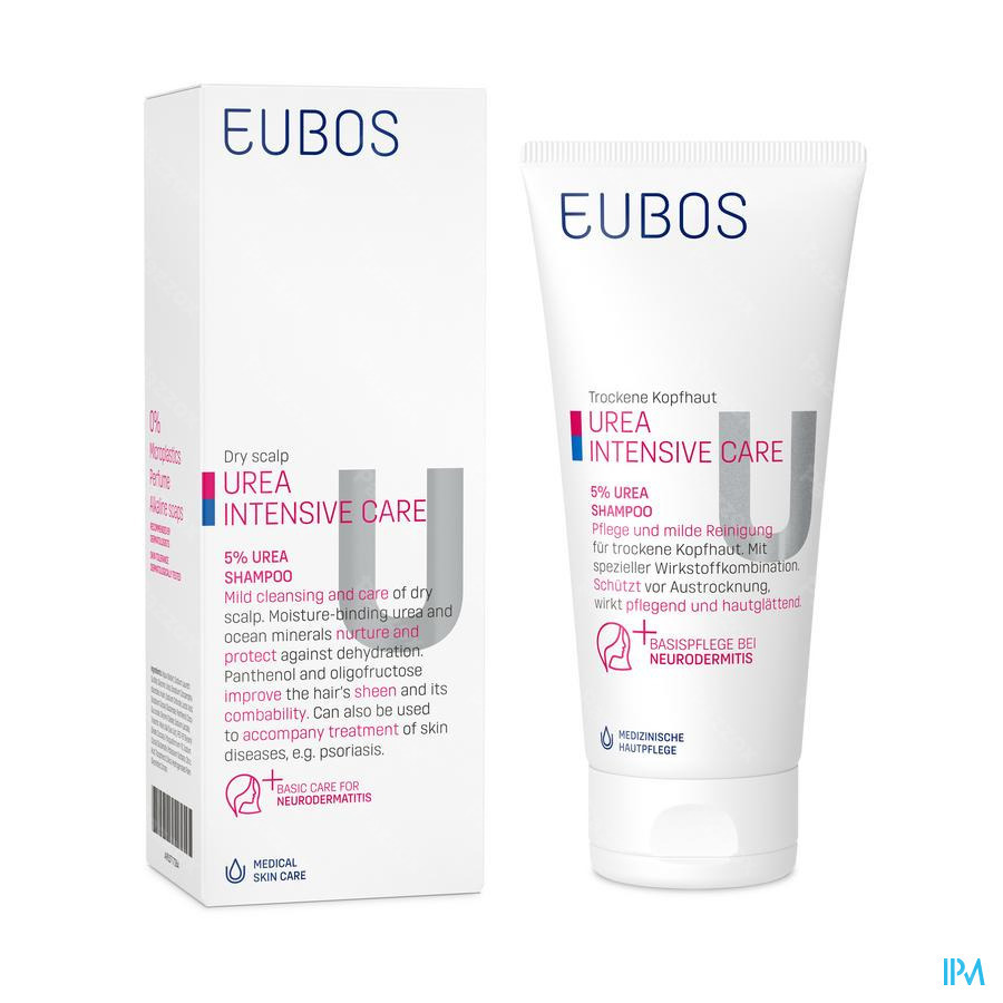 Eubos Dry Skin Shampoo Urea 5% Parfumvrij 200ml