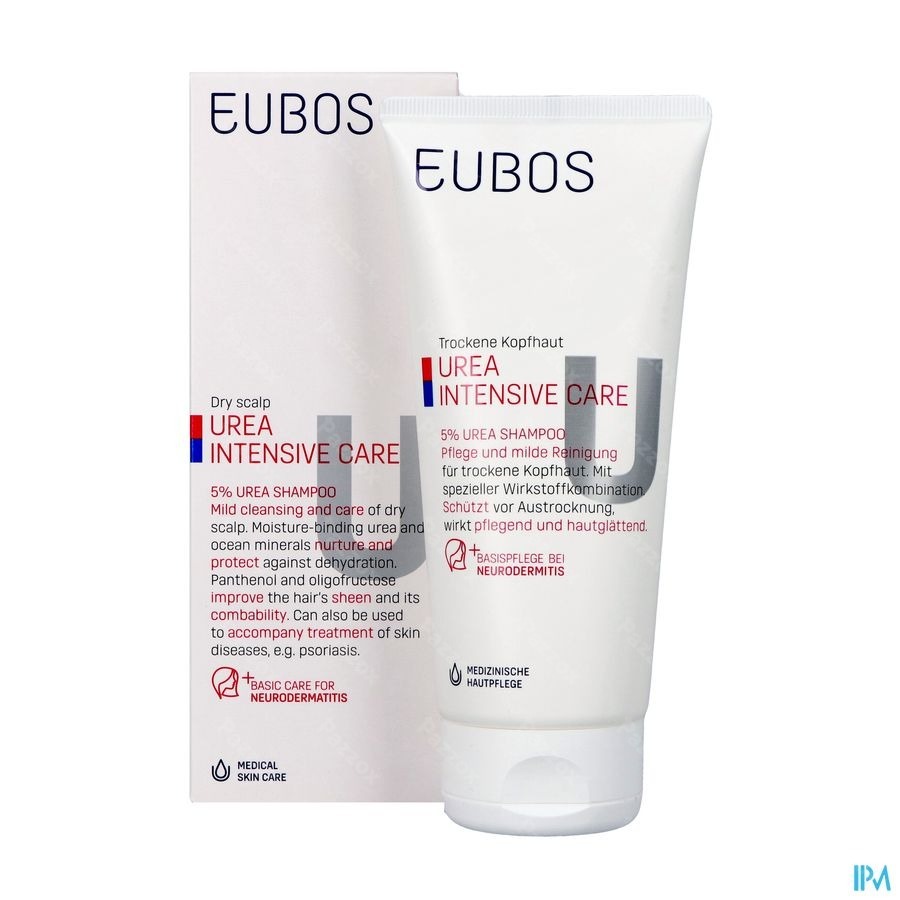 Eubos Dry Skin Shampoo Urea 5% Parfumvrij 200ml