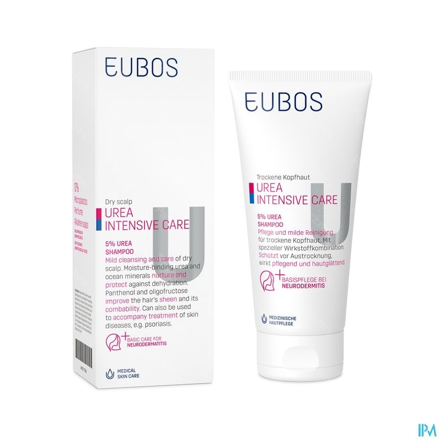 Eubos Dry Skin Shampoo Urea 5% Parfumvrij 200ml