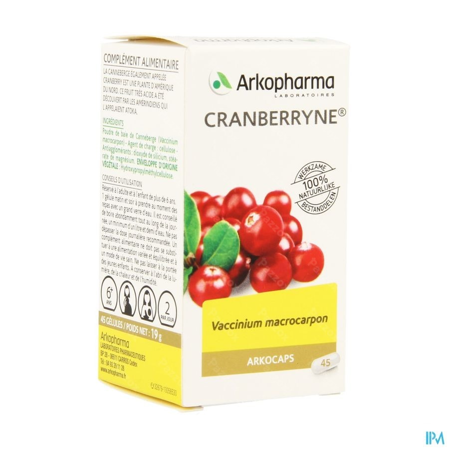 Arkocaps Cranberryne Plantaardig 45