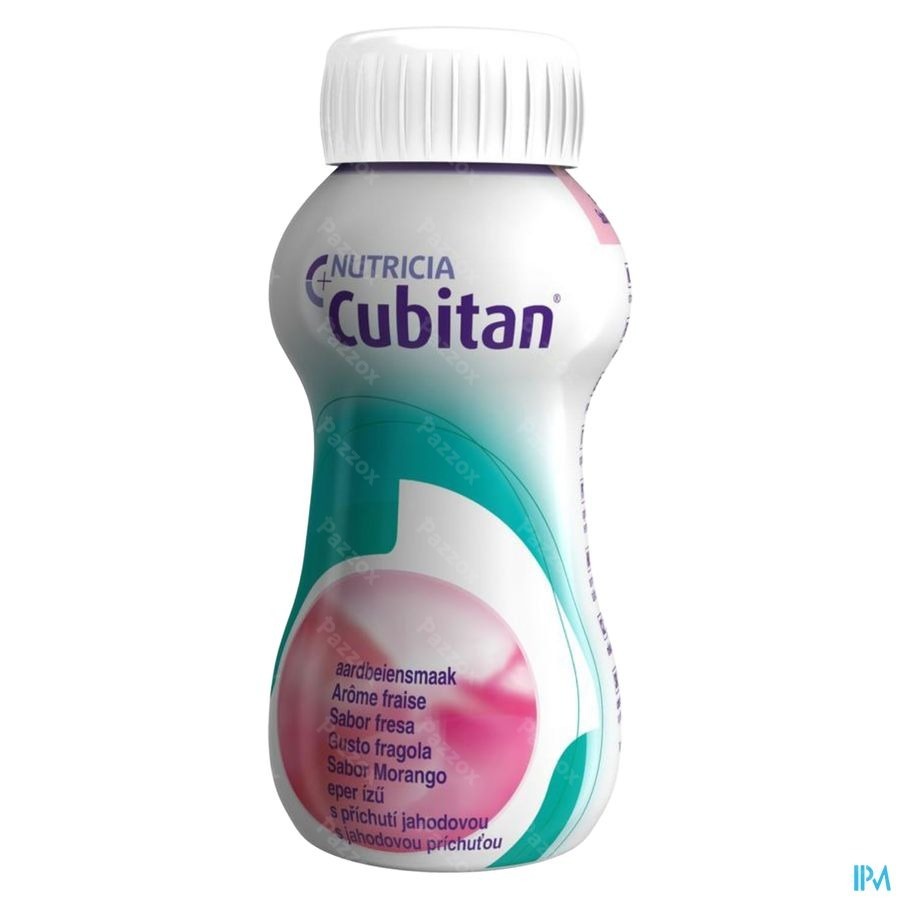 Cubitan Aardbei 4x200ml