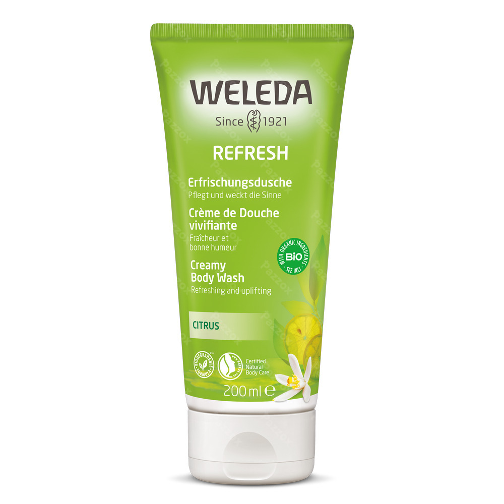 Weleda Verfrissingsdouche Citrus Tube 200ml