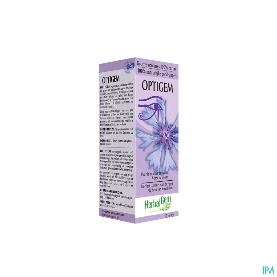 Herbalgem Optigem Eye Drops Gutt 10ml