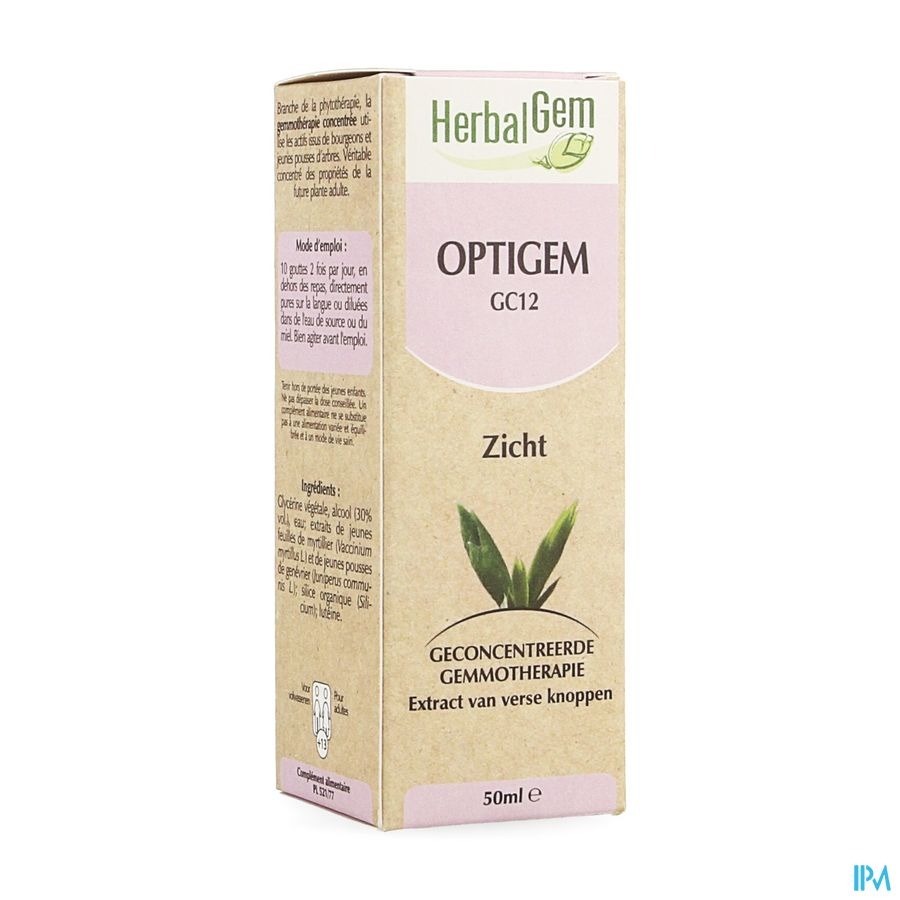 Herbalgem Optigem Zicht Complex Gutt 50ml