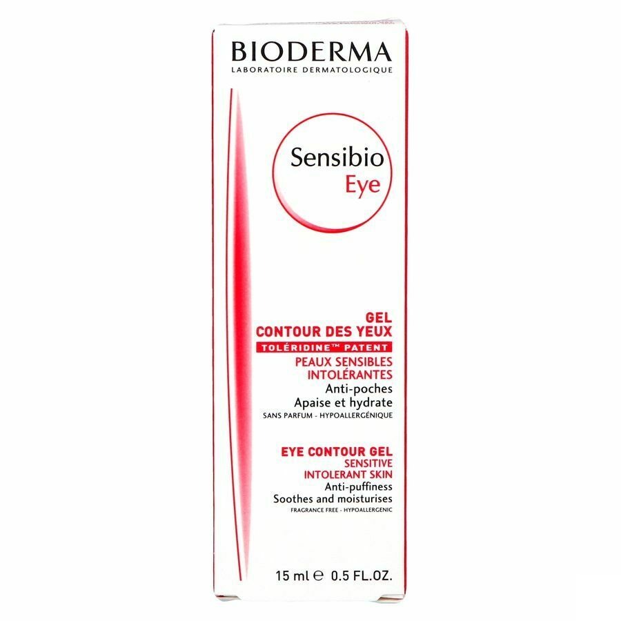 Bioderma Sensibio Oogomtrek Gel Gevoelige Ogen 15ml