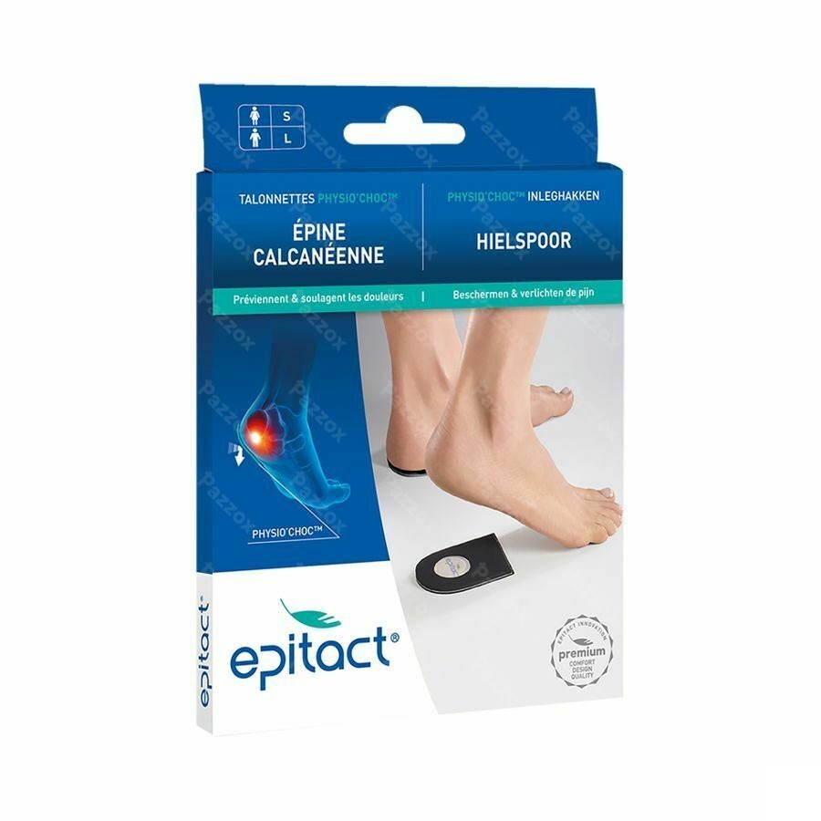 Epitact Inleghakken Physio Choc Dame 1 Paar 0661