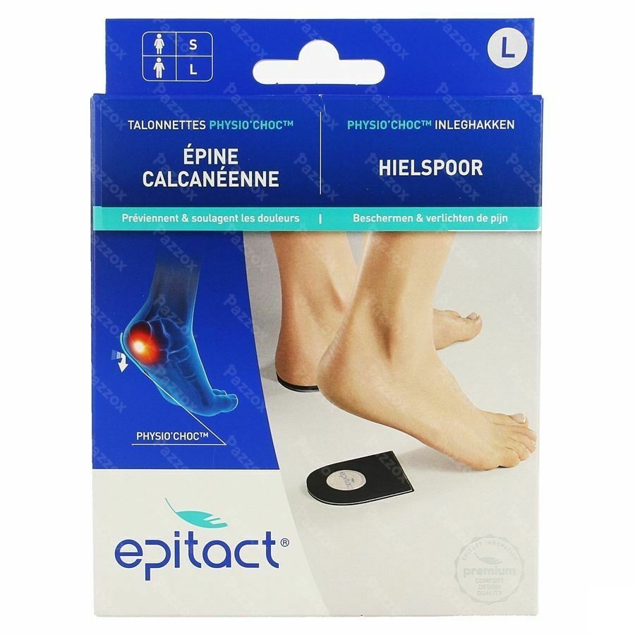 Epitact Inleghakken Physio Choc Heer 1 Paar 0662