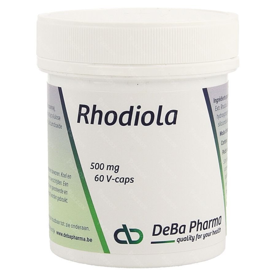 Deba Pharma Rhodiola Extract 60 Plantaardige Capsules