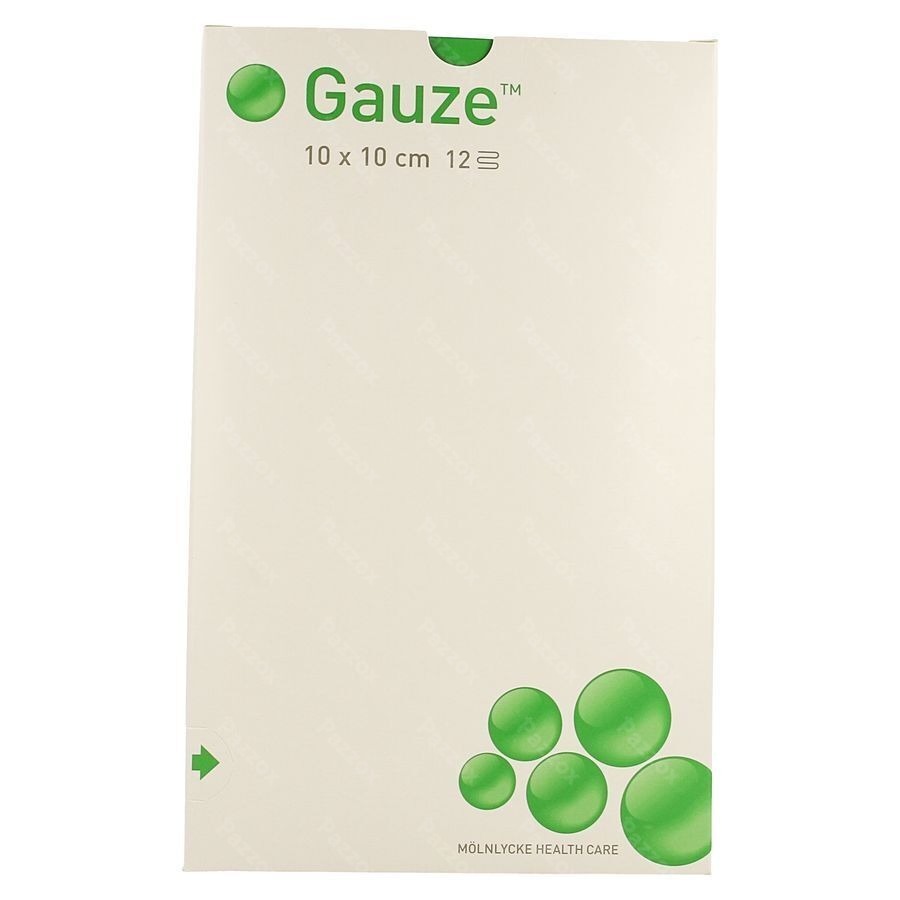 Gaaskompres Molnl Ster 12l 10,0x10,0cm 24x5 158465