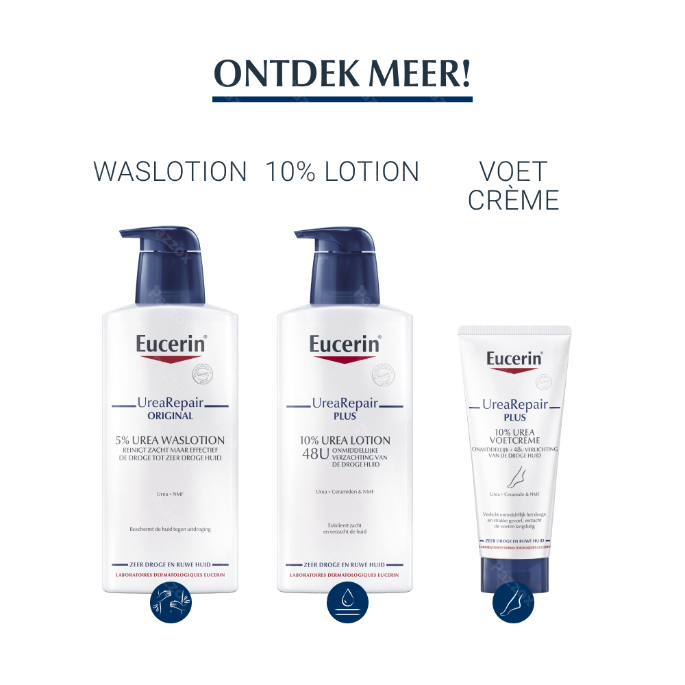 Eucerin UreaRepair Plus Herstellende Voetcrème 10% Urea Droge En Ruwe Huid 100ml