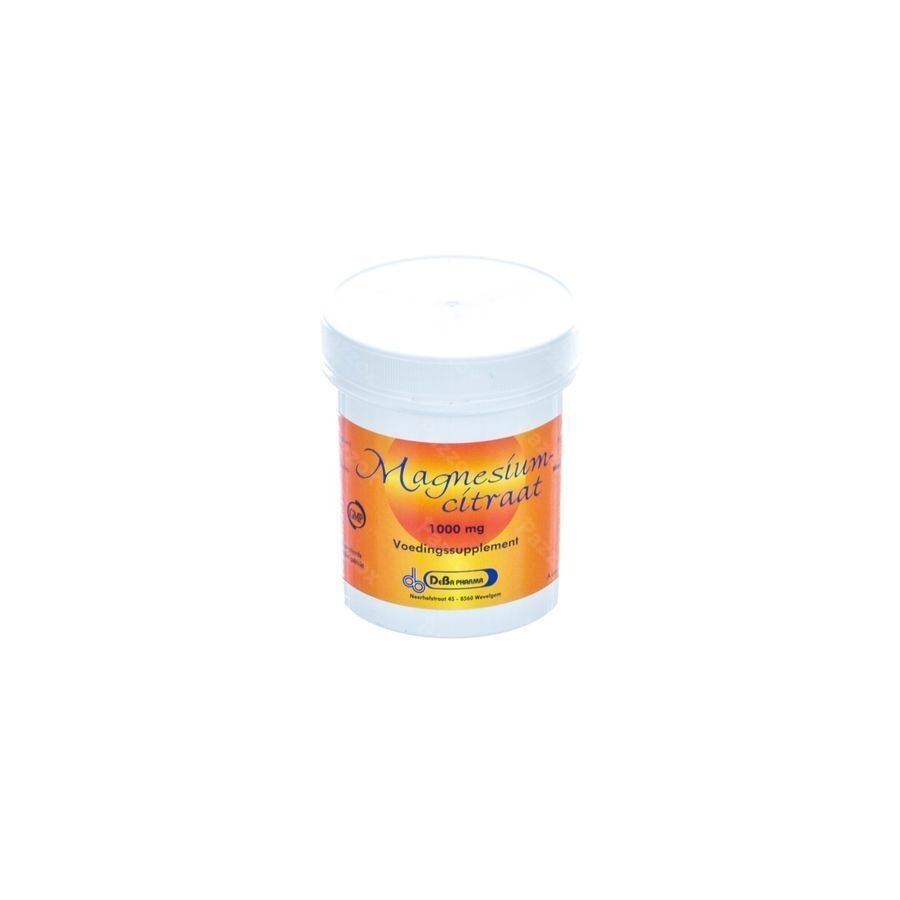 Deba Pharma Magnesiumcitraat 1000mg 100 Capsules