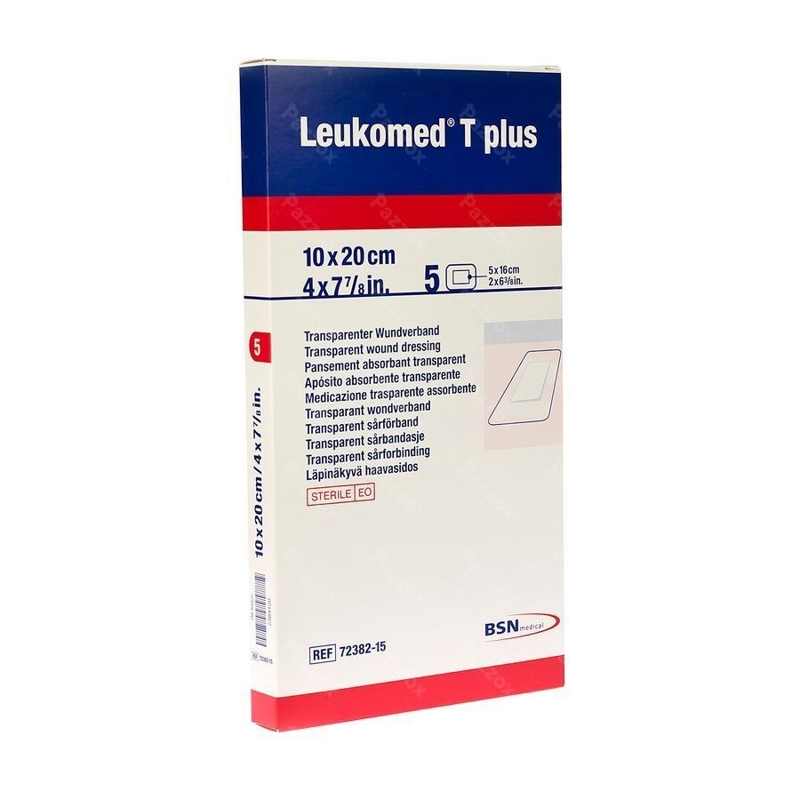Leukomed T+ Verb Steriel 10,0x20,0cm 5 7238215