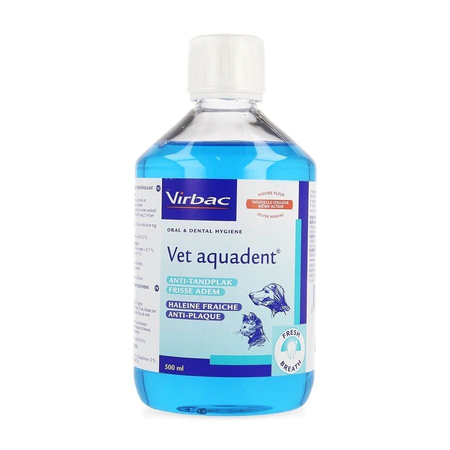 Vet Aquadent Anti Plak Drinkbare Opl 500ml