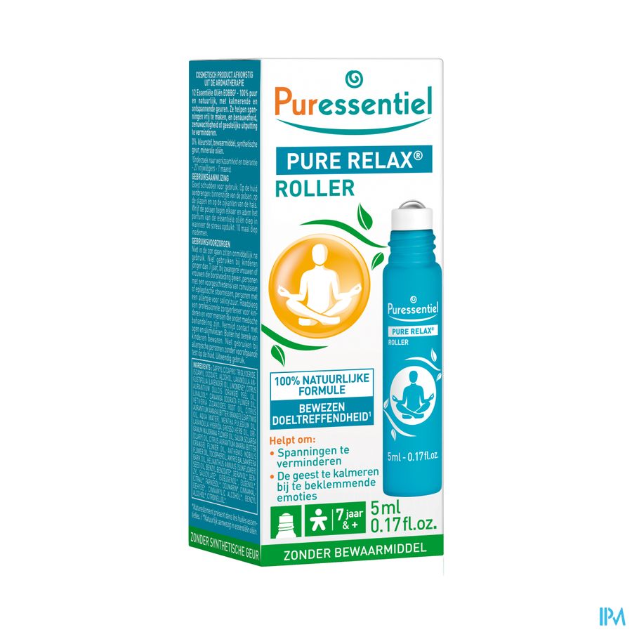 Puressentiel Pure Relax Roller Stress 12es.olie5ml afbeelding 1