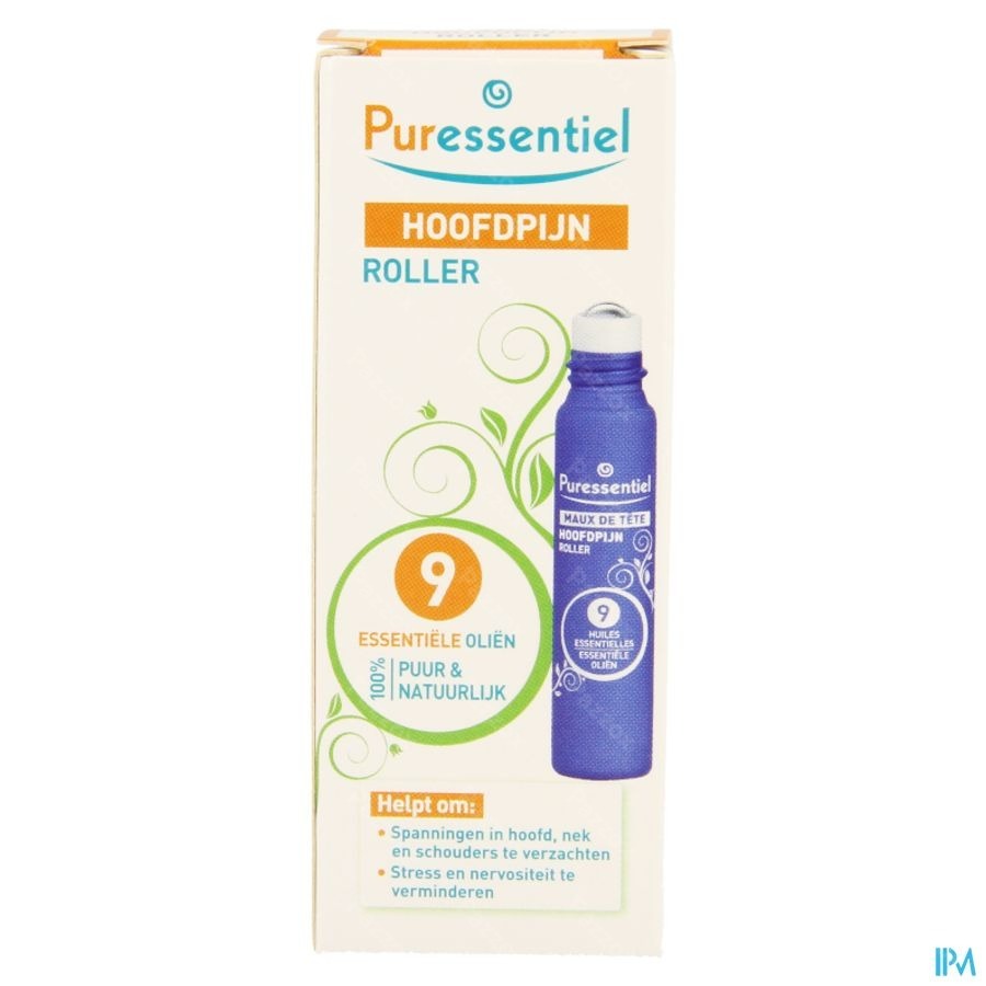 Puressentiel Roller Hoofdpijn 9 Ess Olie 5ml