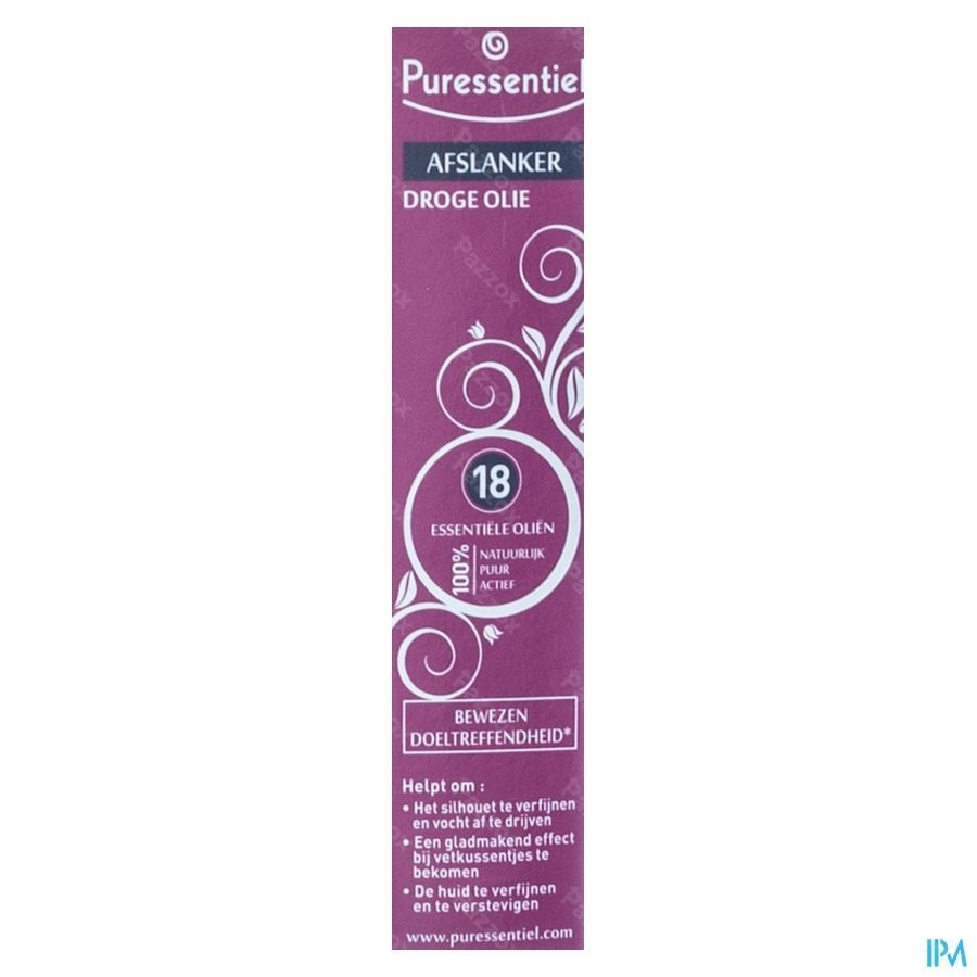 Puressentiel Afslanking Droge Olie 18 Ess Ol.100ml