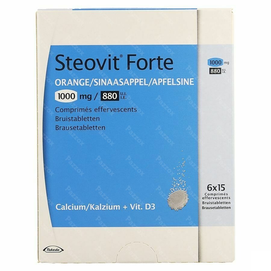Steovit D3 1000mg/880ie Bruistabl 90