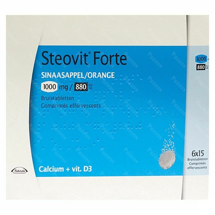 Steovit D3 1000mg/880ie Bruistabl 90