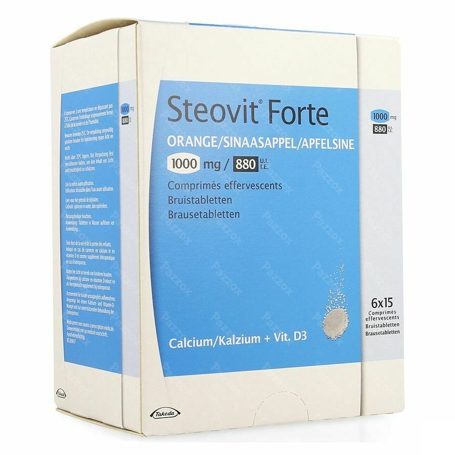 Steovit D3 1000mg/880ie Bruistabl 90