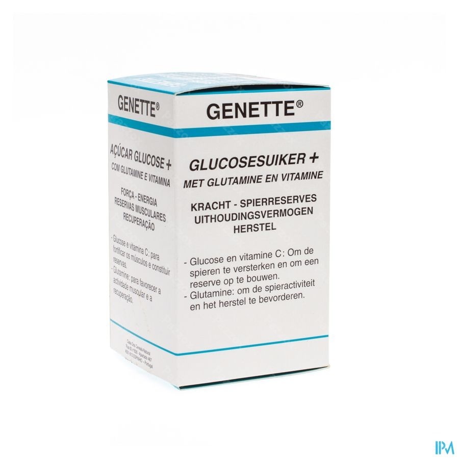 Genette Glucose Suiker + Glutamine + Vit.pdr 380g
