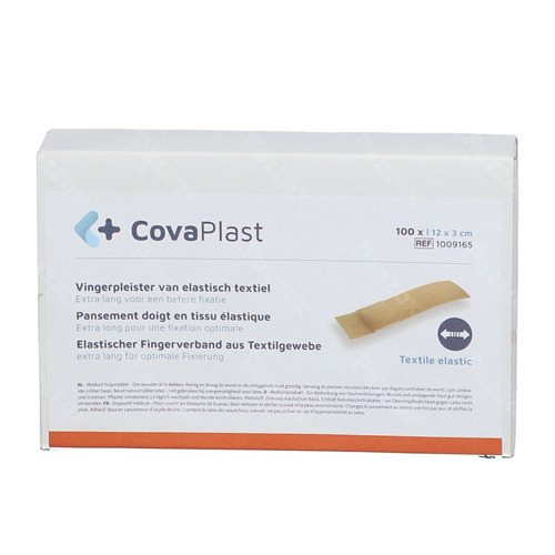 Vingerpleister 12x3cm 100 Covarmed