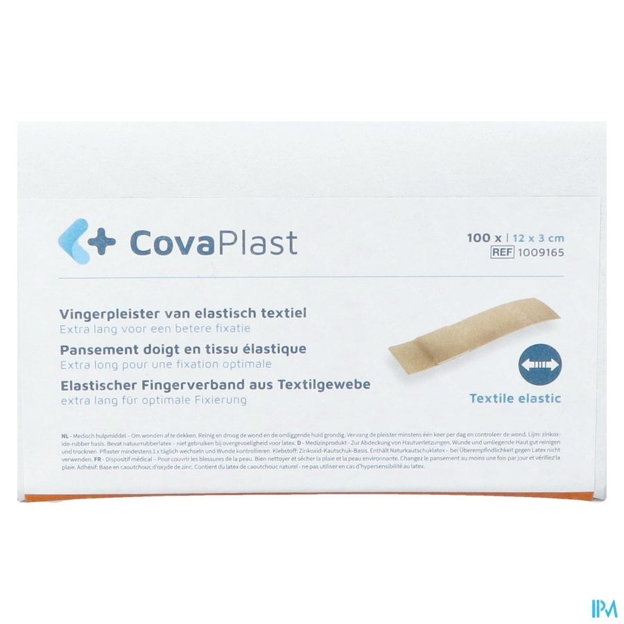 Vingerpleister 12x3cm 100 Covarmed