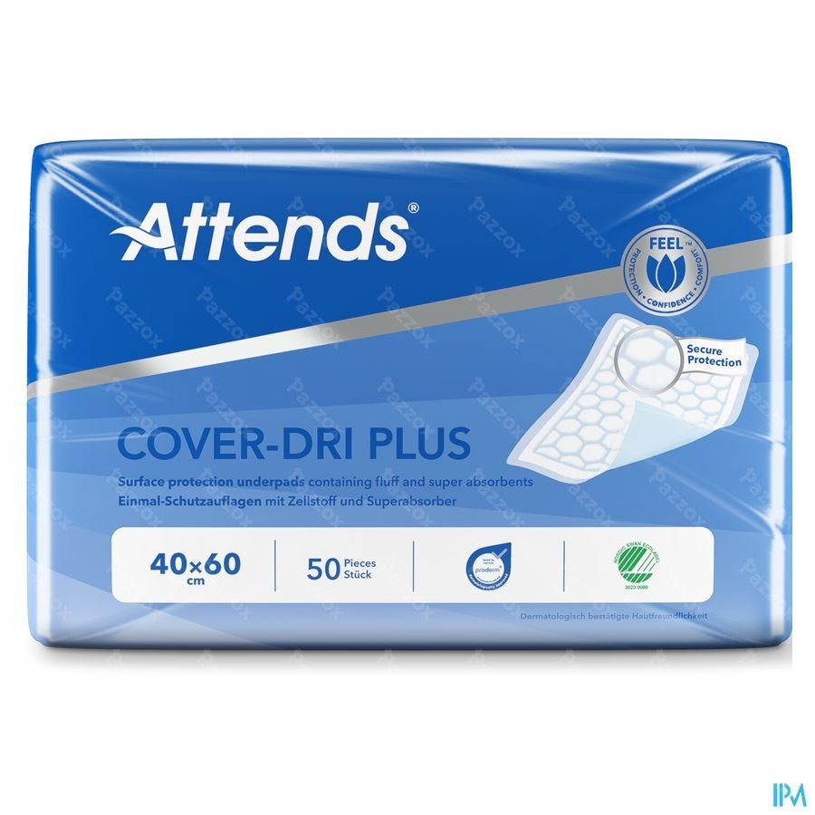 Attends Cover Dri Plus Onderleg Nf 40x 60cm 1x50