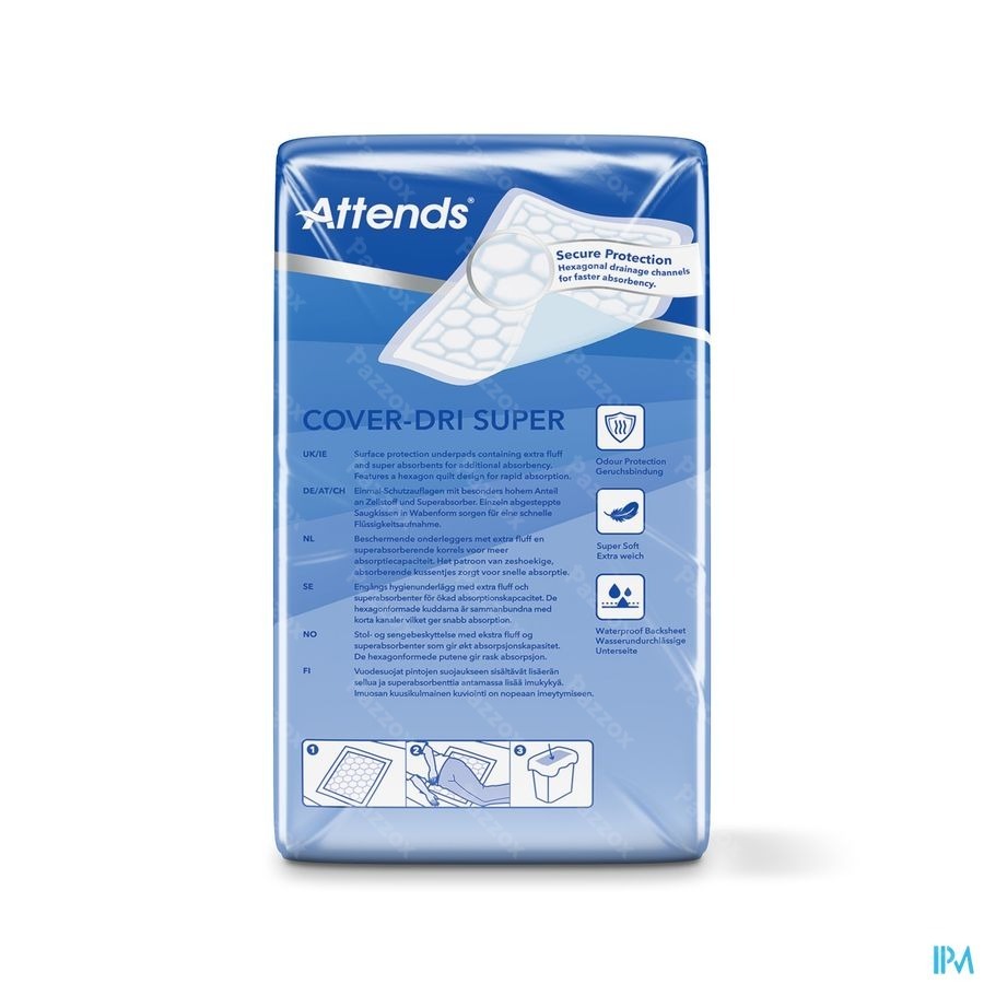 Attends Cover Dri Super Onderleg Nf 60x 60cm 1x50