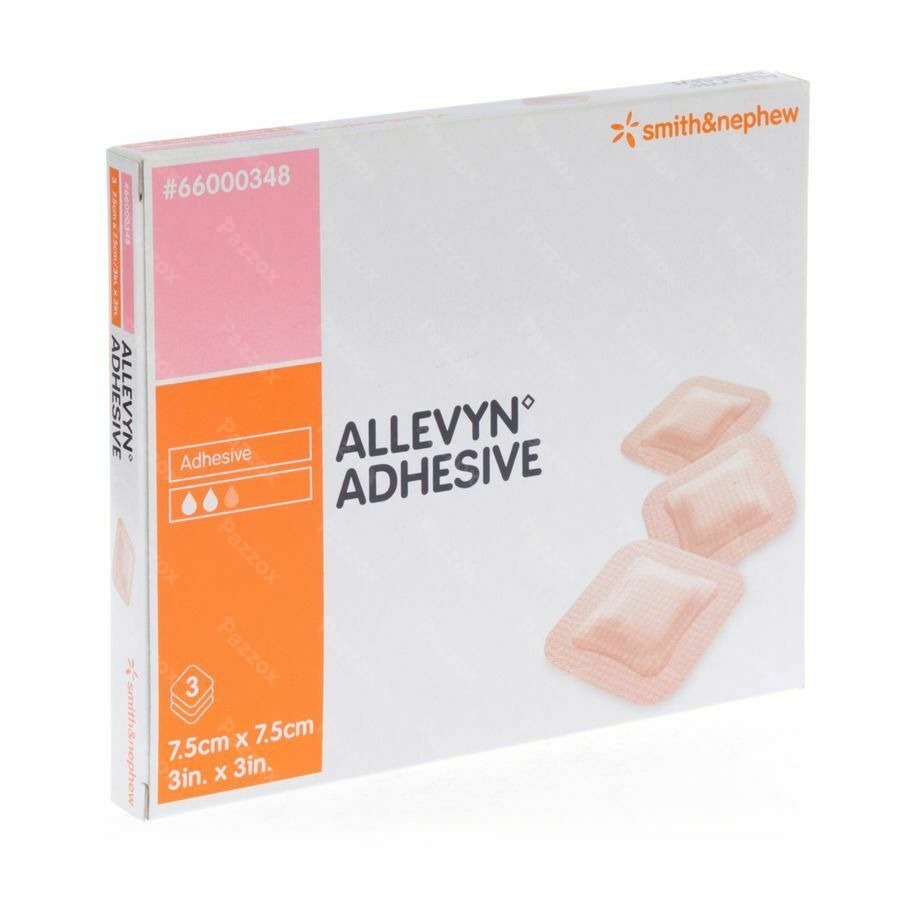 Allevyn Adh Verb Hydrocel. 7,5x 7,5cm 3 66000348