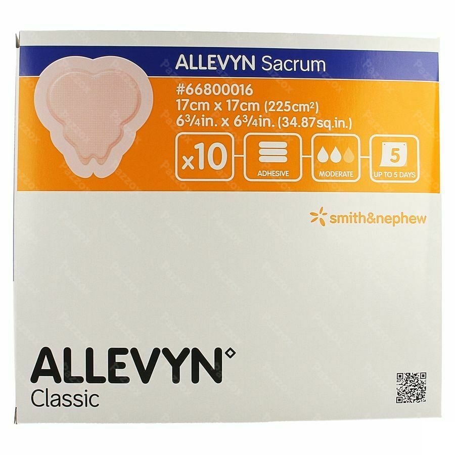 Allevyn Sacrum Verb Hydrocel. 17cm 10 66800016