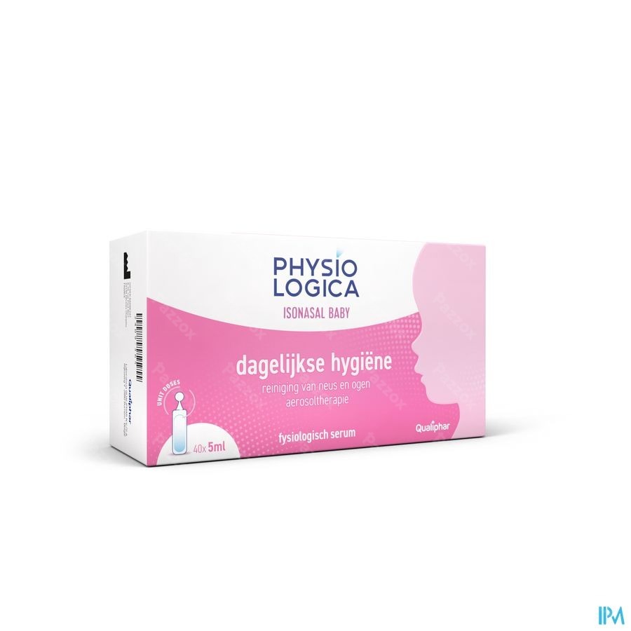 Physiologica Isonasal Baby Unidoses Fysiologisch Water 40 x 5ml