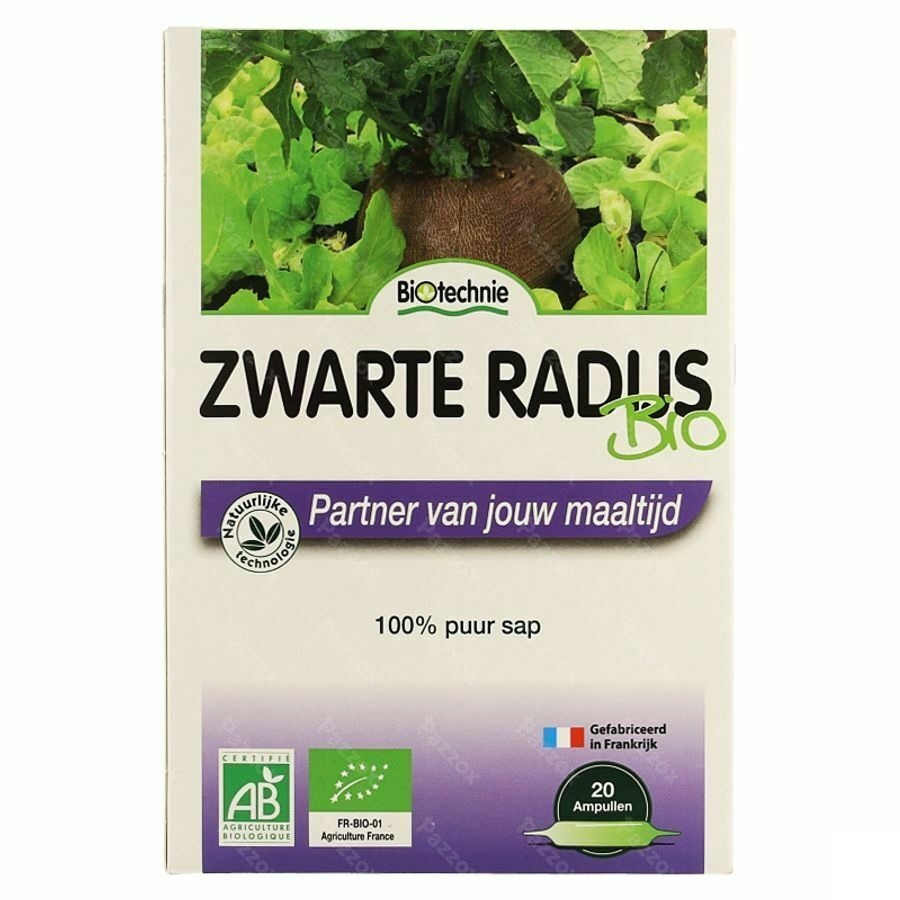 Zwarte Radijs Bio Amp 20x10ml Biotechnie