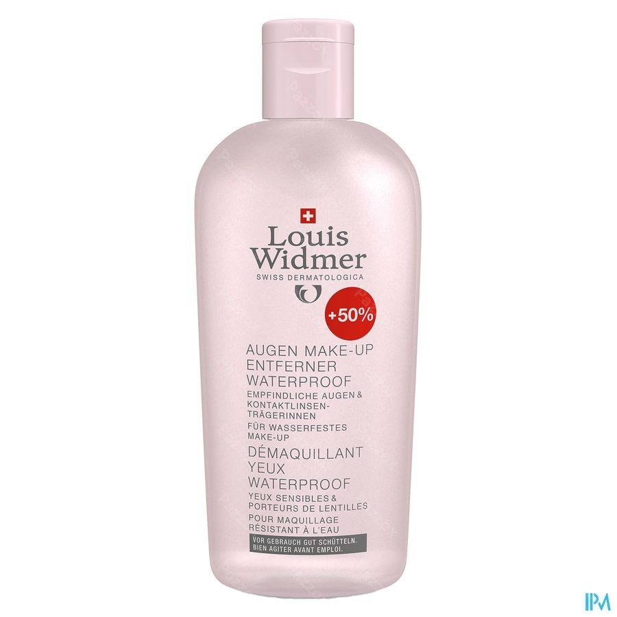 Louis Widmer Waterproof Oogmake-up Reiniger Zonder Parfum 150ml