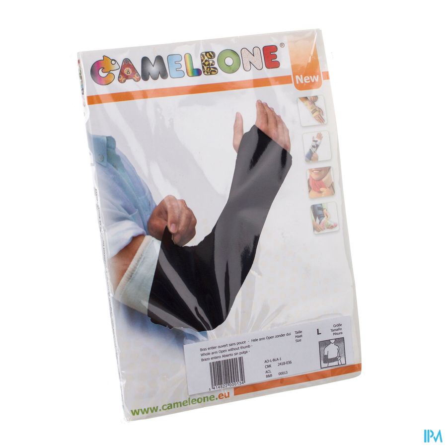 Cameleone Volledige Arm Open -duim Zwart l 1 afbeelding