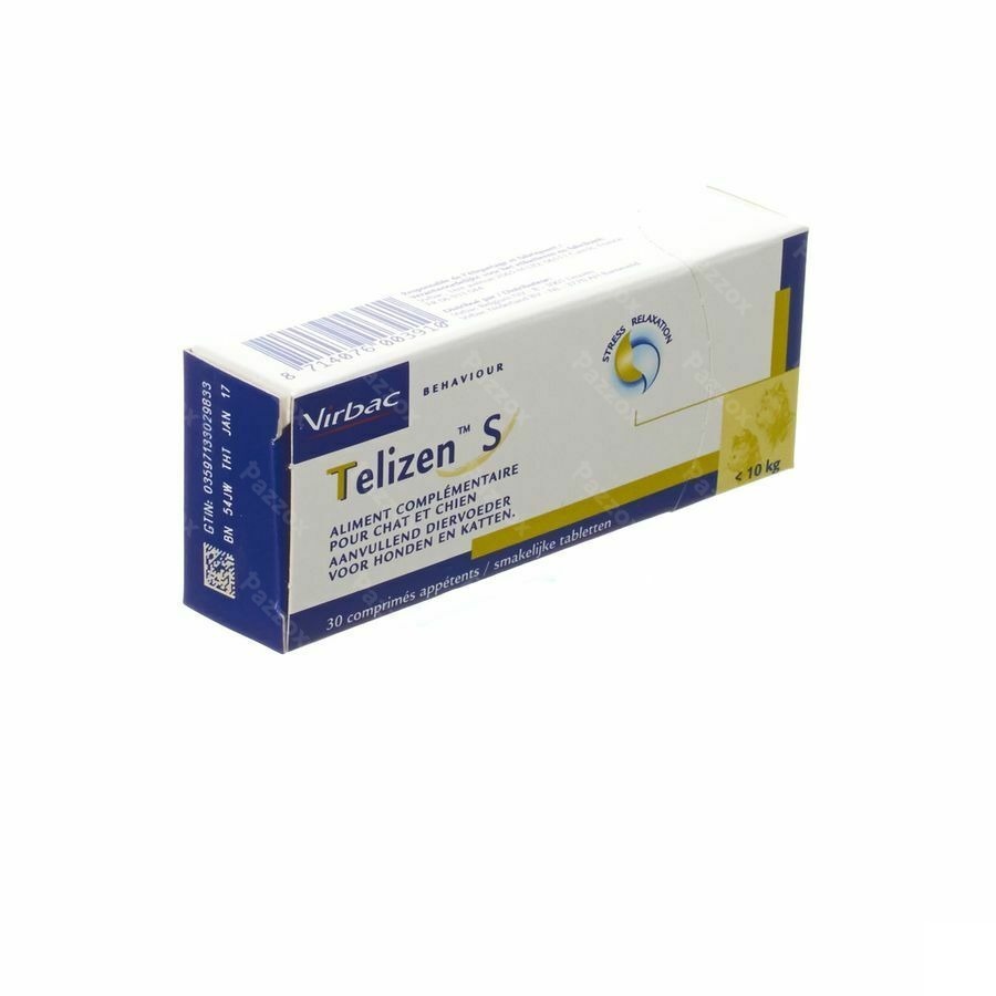 Telizen S Hond en Kat 30 Tabletten