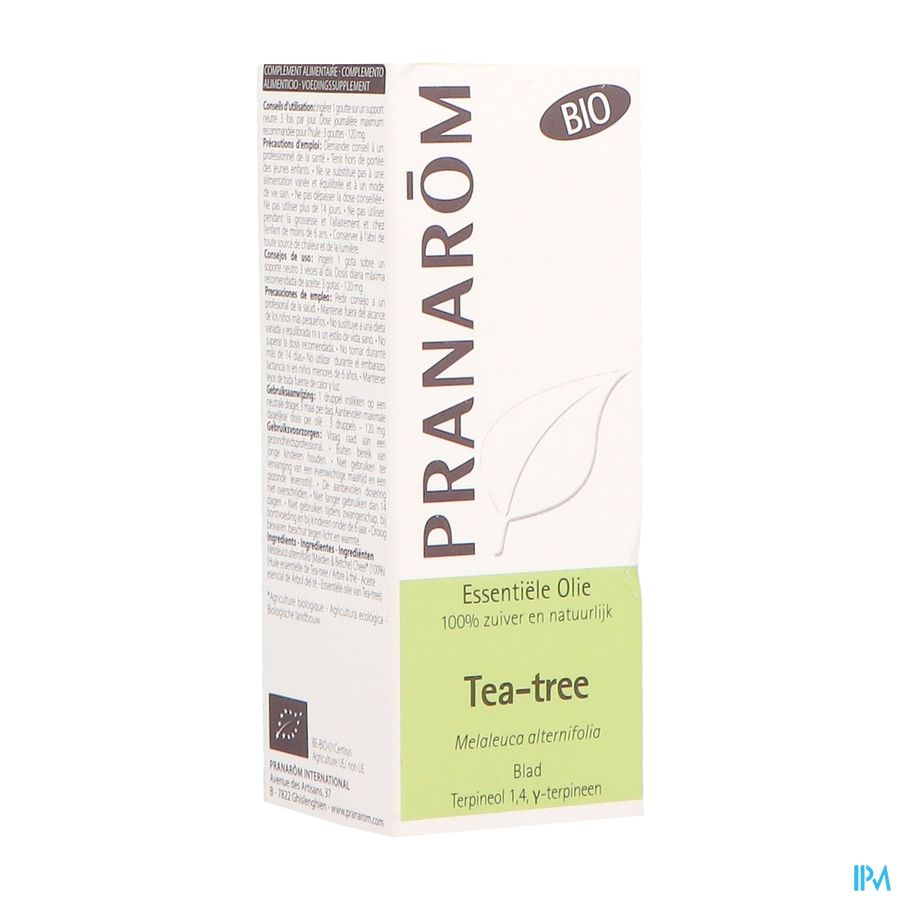 Pranarôm Essentiële Olie Tea Tree Bio 10ml