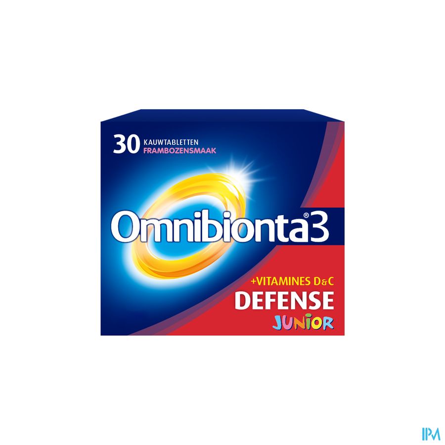 Omnibionta3 Defense Junior Vitamine 30 Kauwtabletten