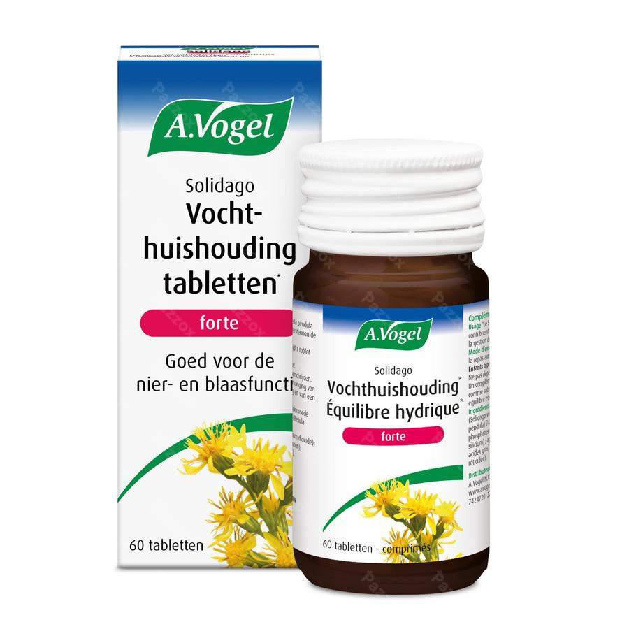 A.Vogel Solidago Forte Goede Vochthuishouding 60 Tabletten