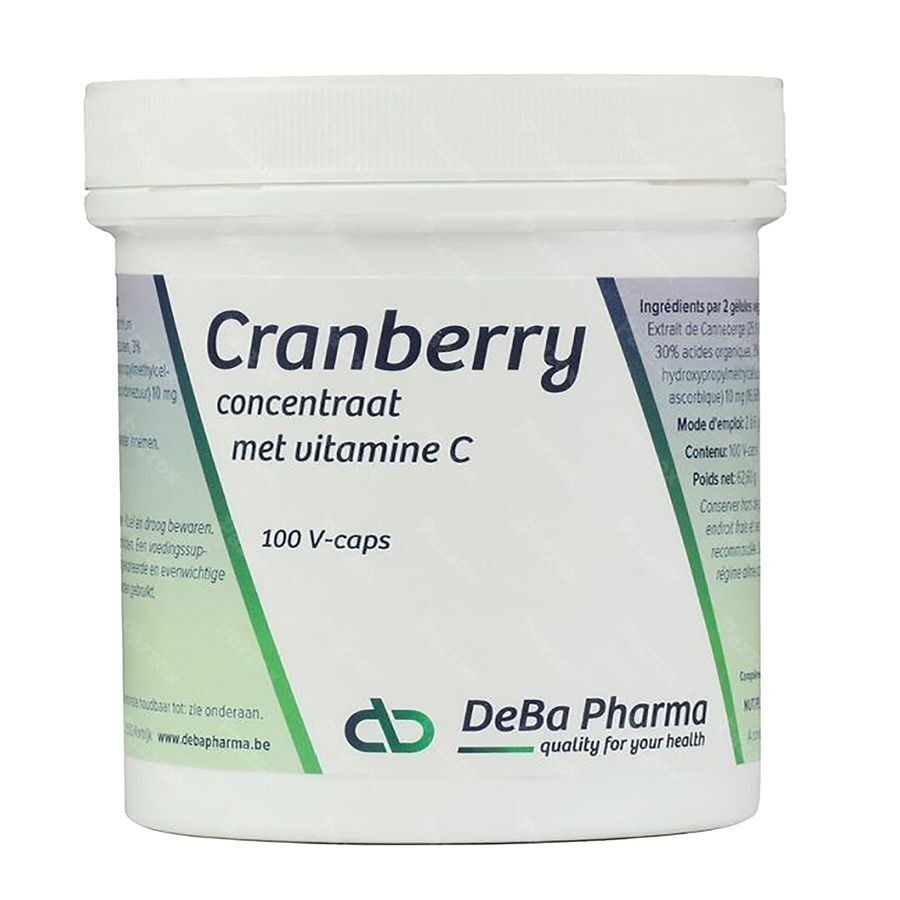 Cranberry 25000-c V-caps 100 Deba