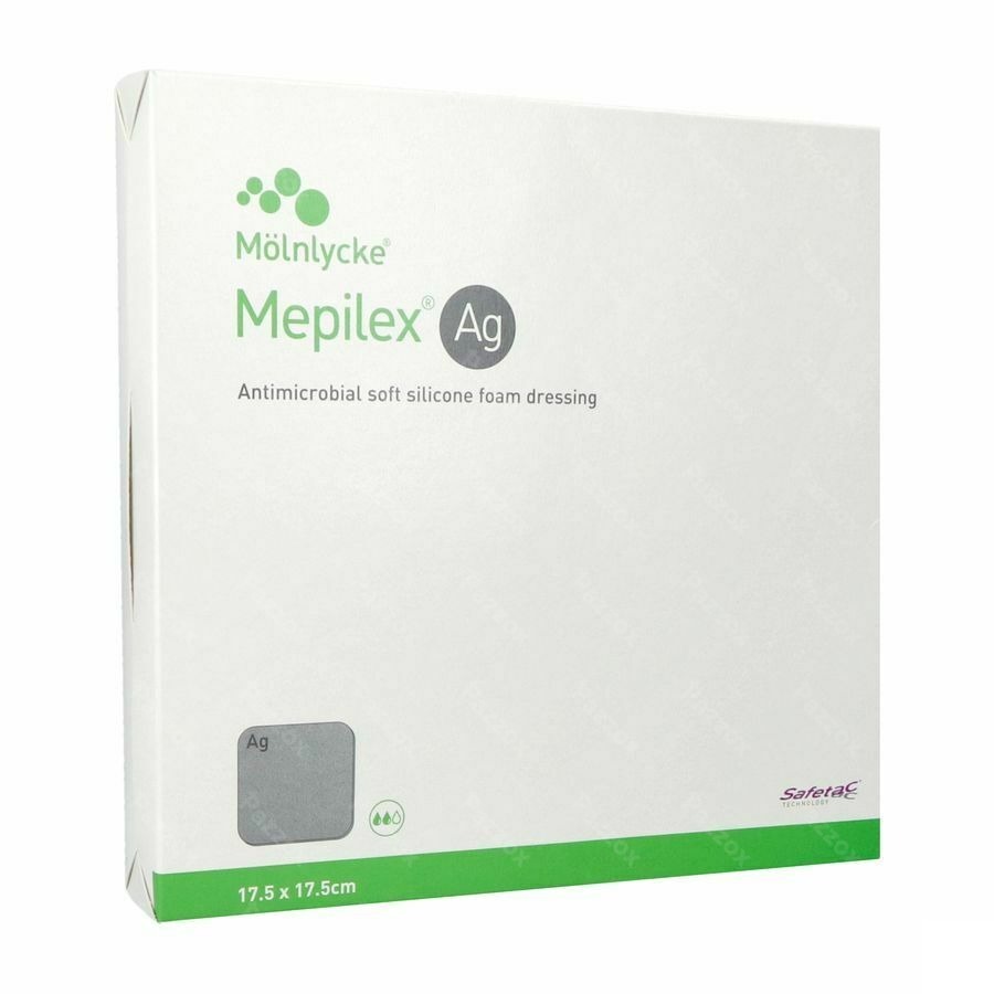 Mepilex Ag Verband Steriel 17,5x17,5cm 5 287321