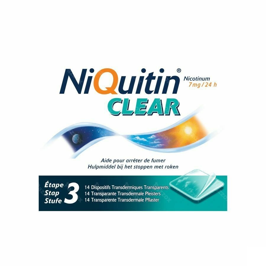 Niquitin Clear Patches 14 X 7mg